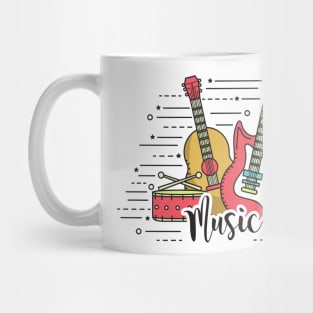 Music art design Mug